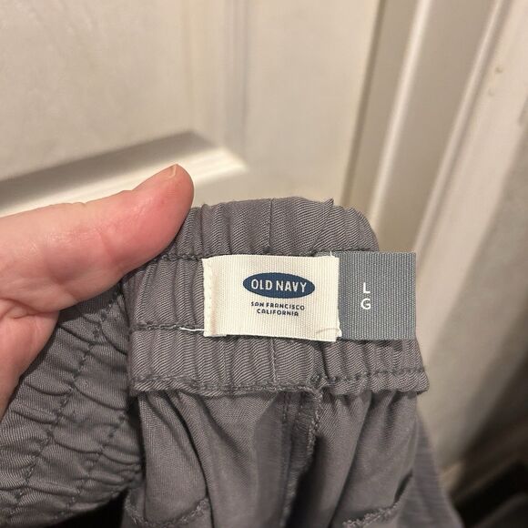 Old Navy Gray‎ Lyocell Blend Cropped Joggers Womens Large - Picture 5 of 6